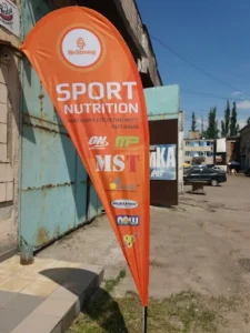 Мобільний переносний флагшток віндер 4.5 м